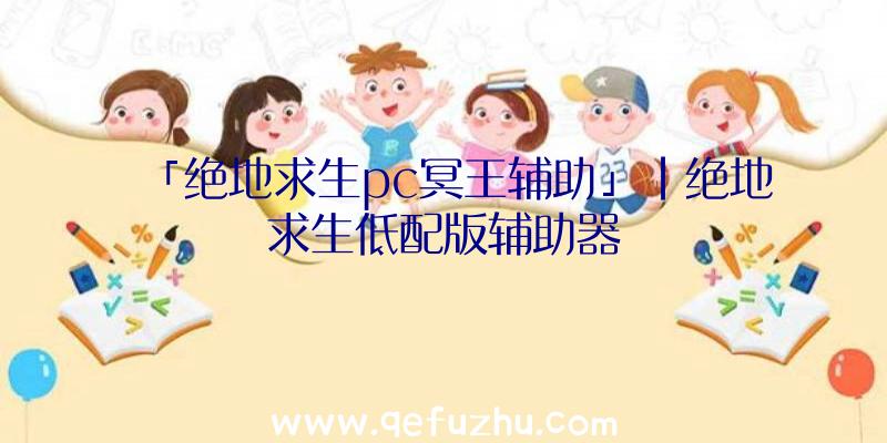 「绝地求生pc冥王辅助」|绝地求生低配版辅助器